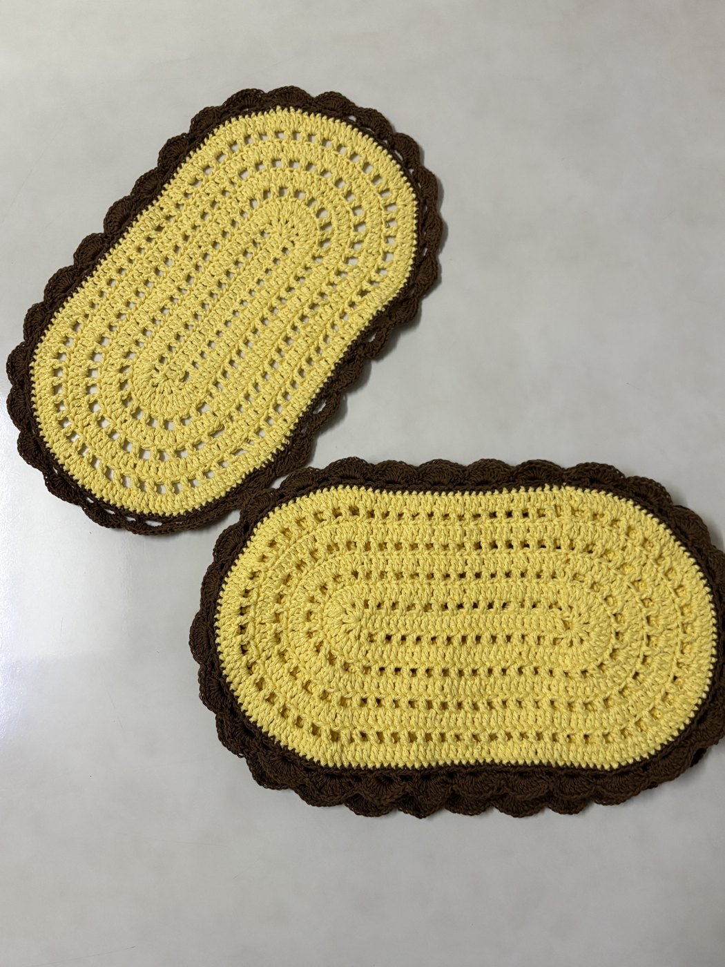 Oval Dining Mat Pair