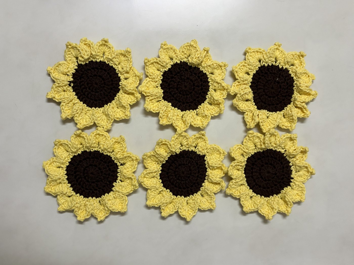 Sunflower Coaster Set