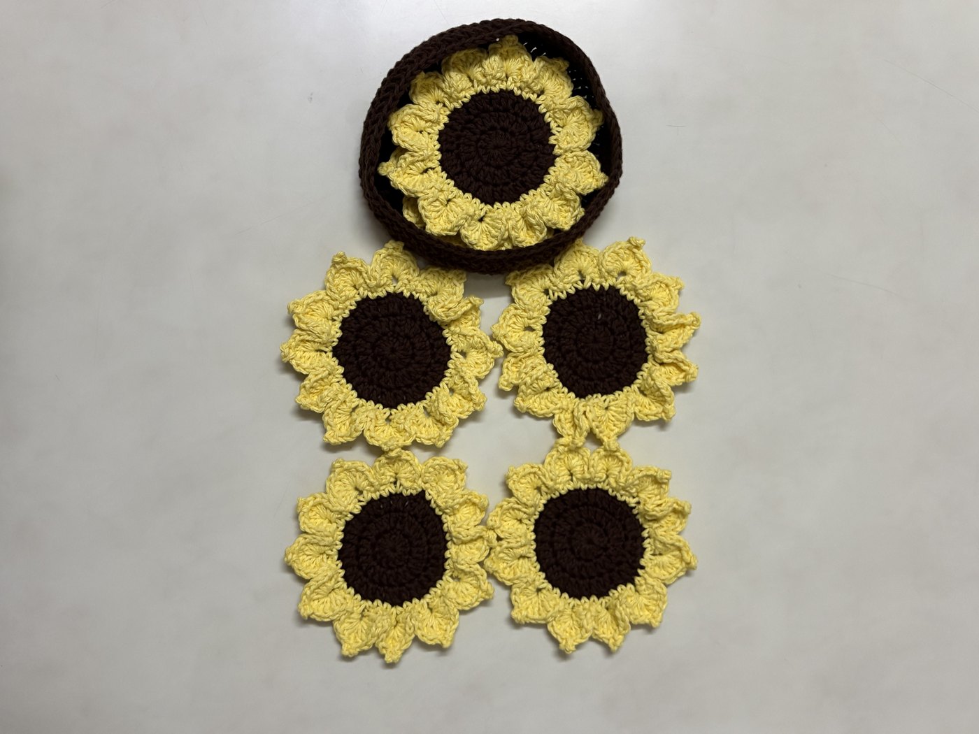Sunflower Hair Clips